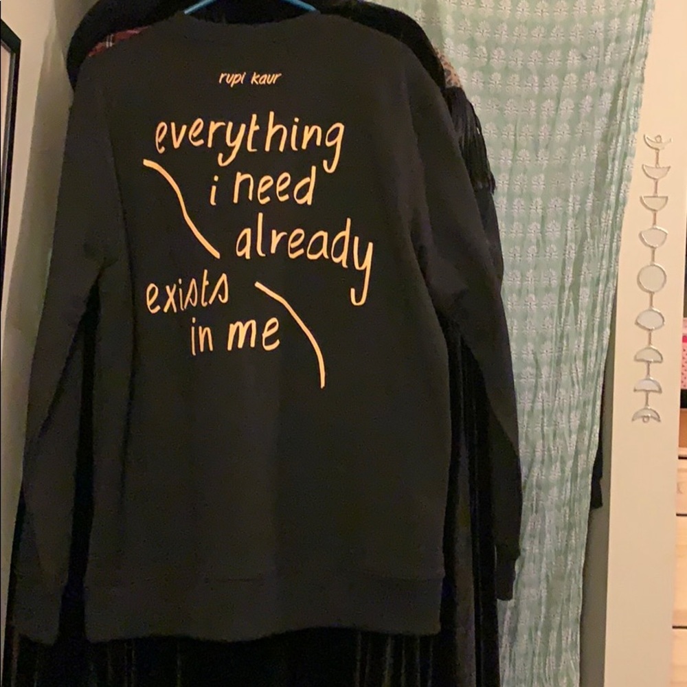 Rupi Kaur Homebody Limited Edition sweatshirt